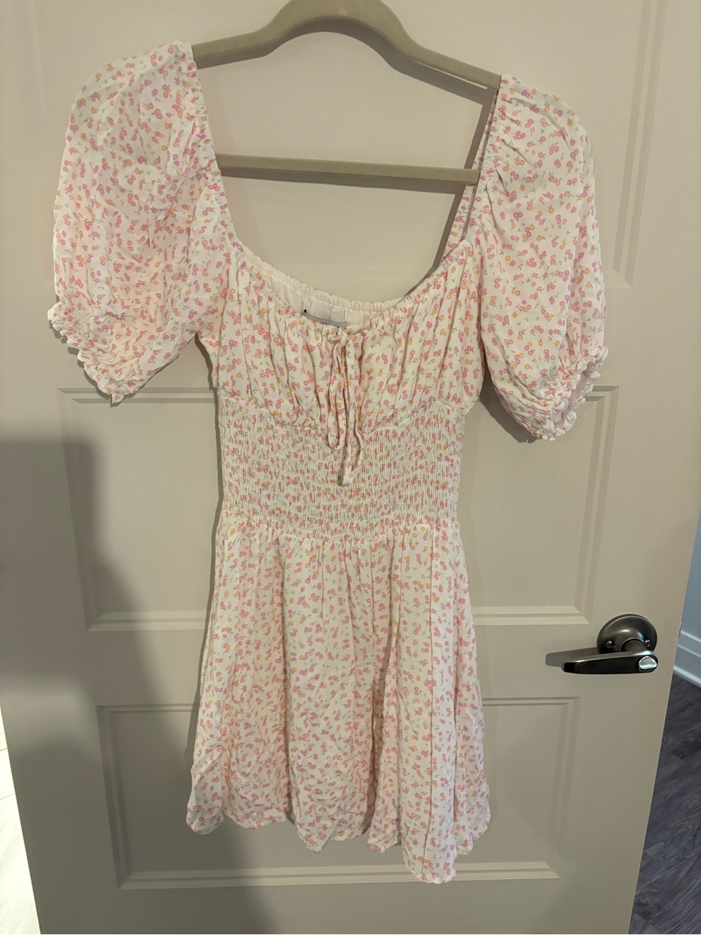 WoPink Floral Smocked Dress